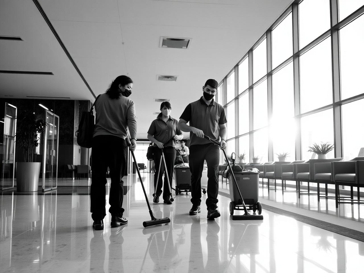 Commercial Cleaning + Facility Services revenue infrastructure clients